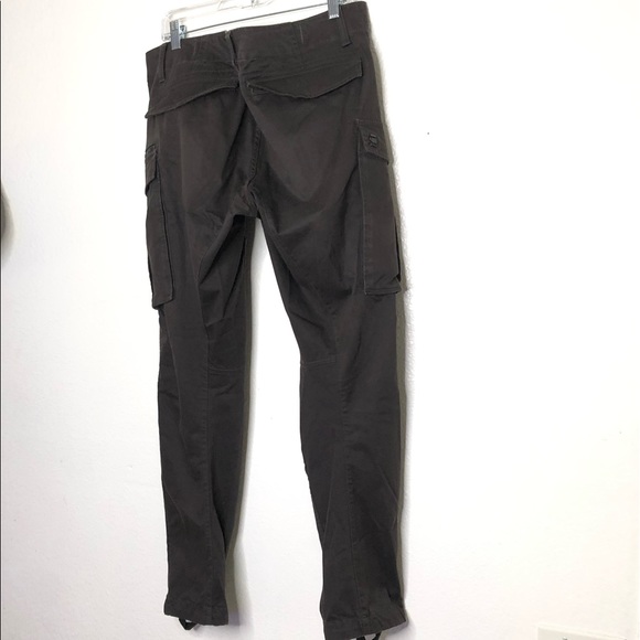 G-Star Raw Rovic Zip 3D Straight Tapered Grey Cargo Men’s Pants size 32 X 32 - Picture 9 of 16